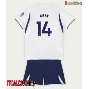 Tottenham Hotspur Archie Gray #14 Prima Maglia Bambino 2026-27 Manica Corta (+ Pantaloni corti)